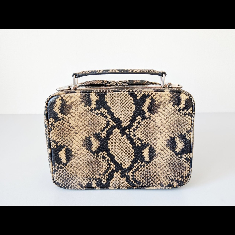 The Kooples Barbara Python-Effect Leather Bag - image 3